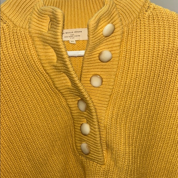 Sezane Lucas Jumper yellow xs - Picture 5 of 9